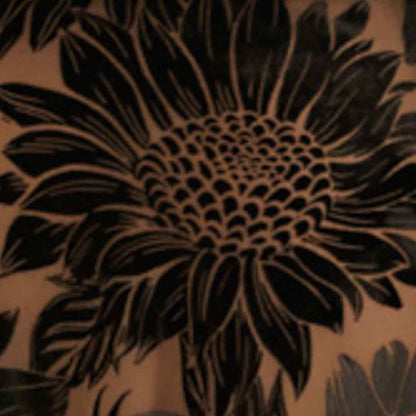 Falda  Midi Estampada Devore Lia Flor