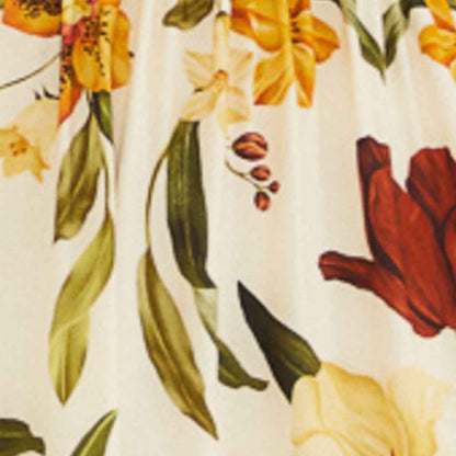 Vestido Largo Estampado Selva De Flor