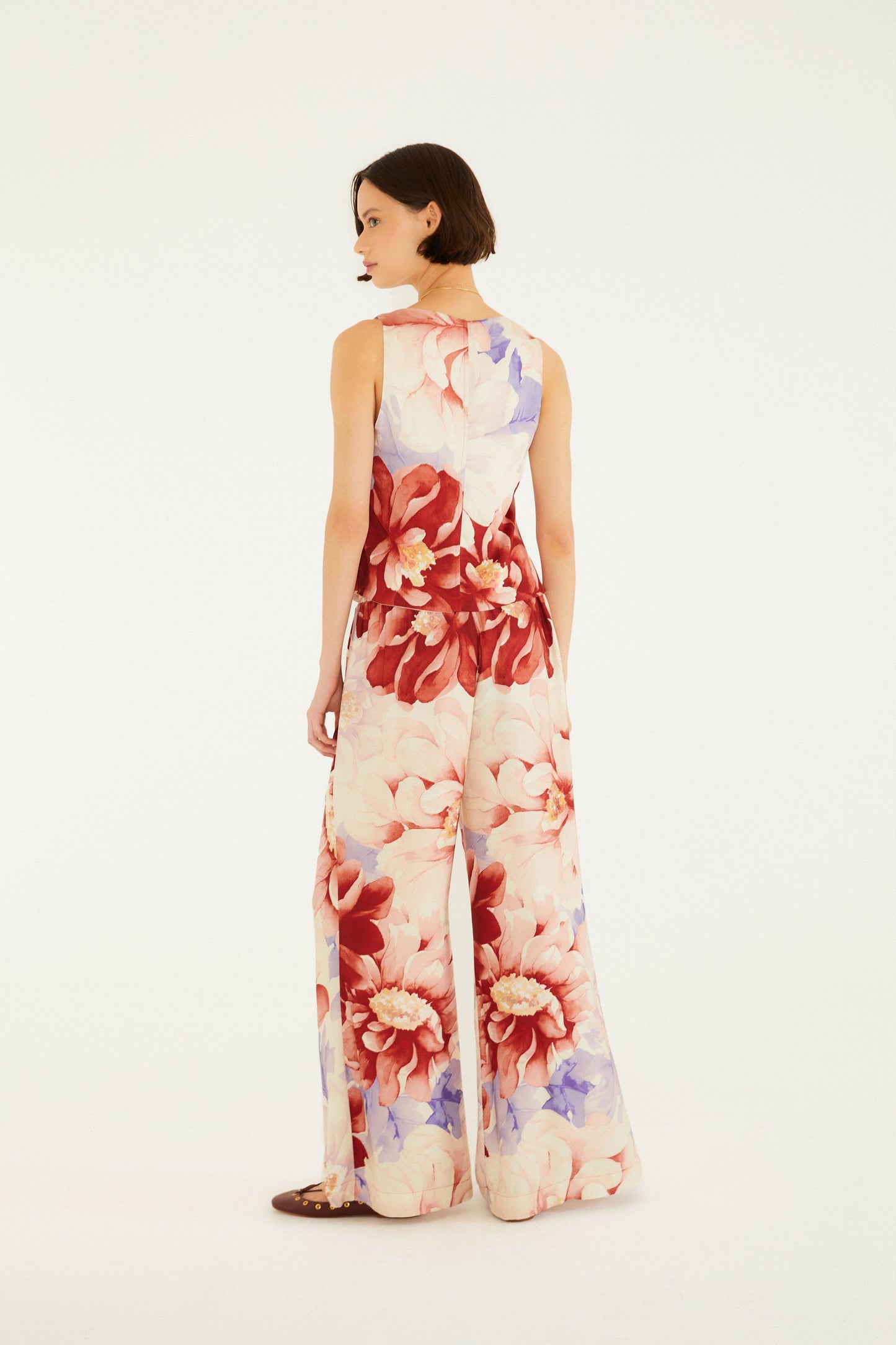 Pantalón Estampada Floral Doce