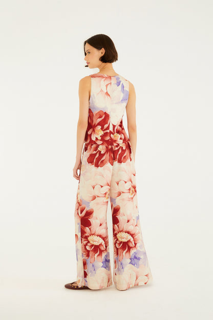 Pantalón Estampada Floral Doce