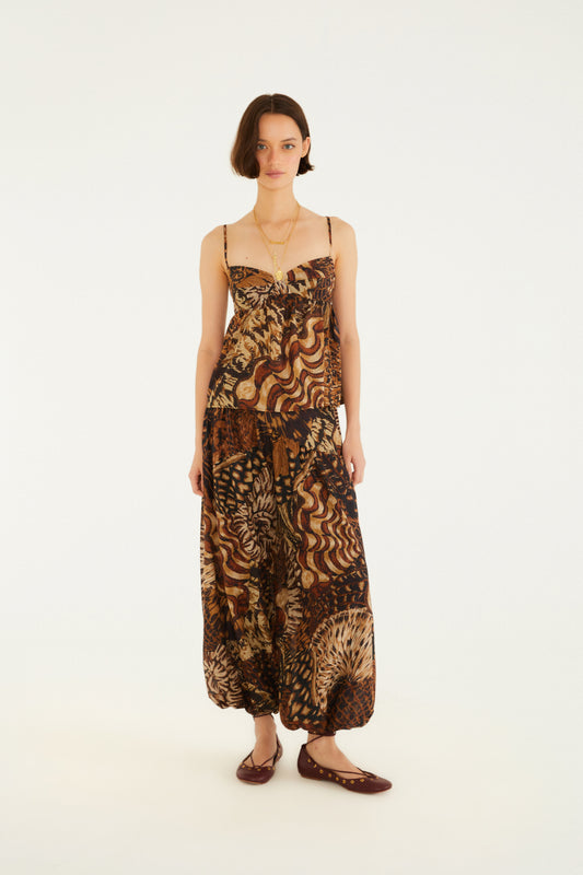 Pantalón Estampada Camu
