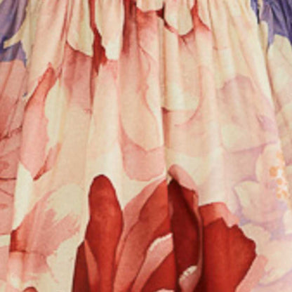 Vestido Cropped Estampado Floral Doce