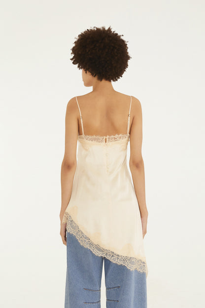 Túnica Artesanal Floral Renda