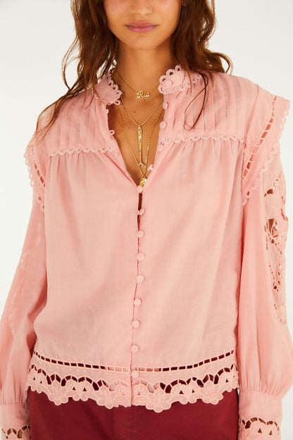 Blusa Artesanal Richelieu Lenço