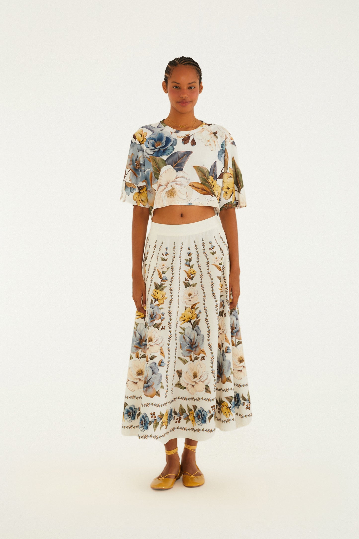 T-Shirt Cropped Jardim Guanabara