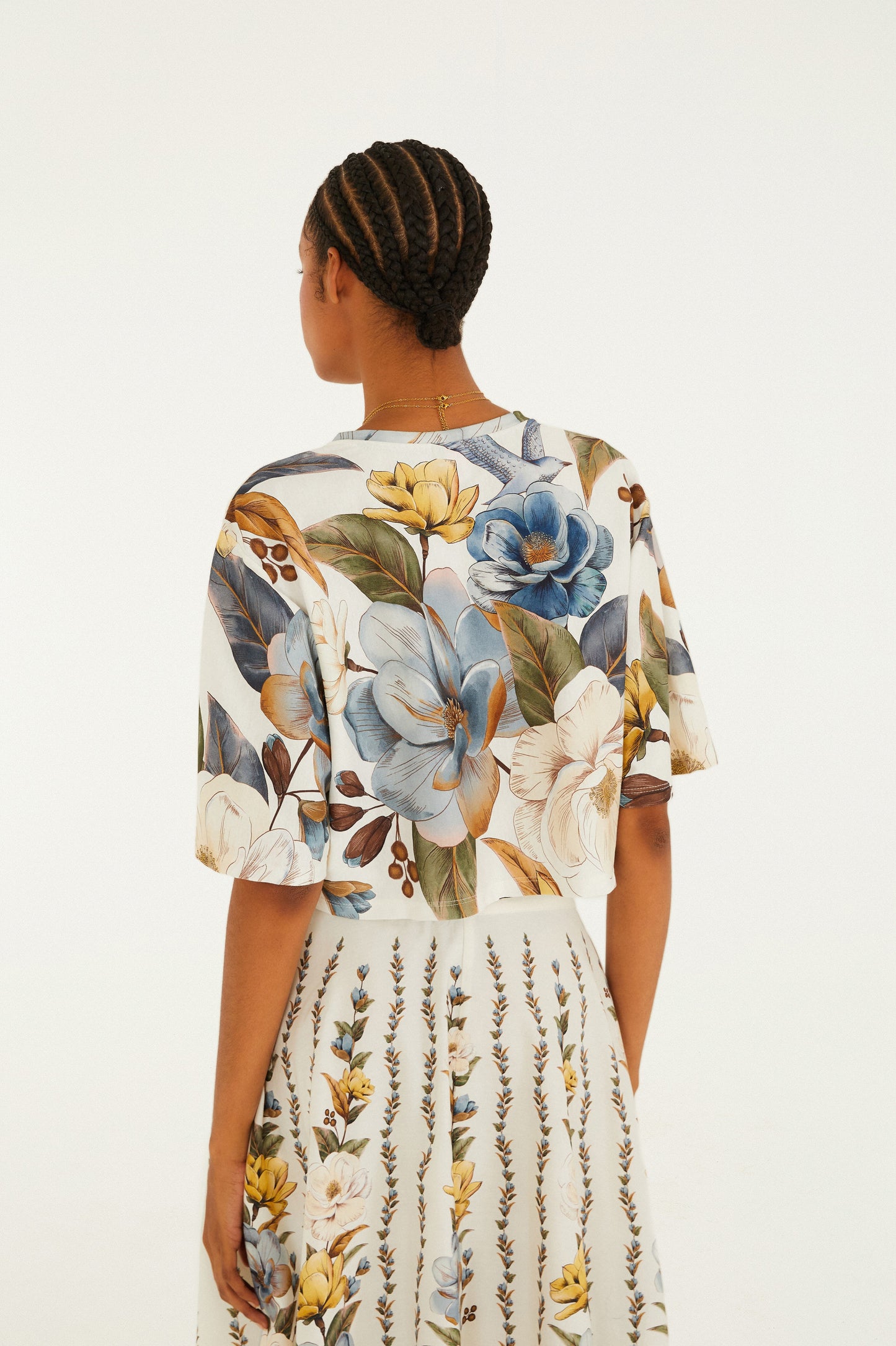 T-Shirt Cropped Jardim Guanabara