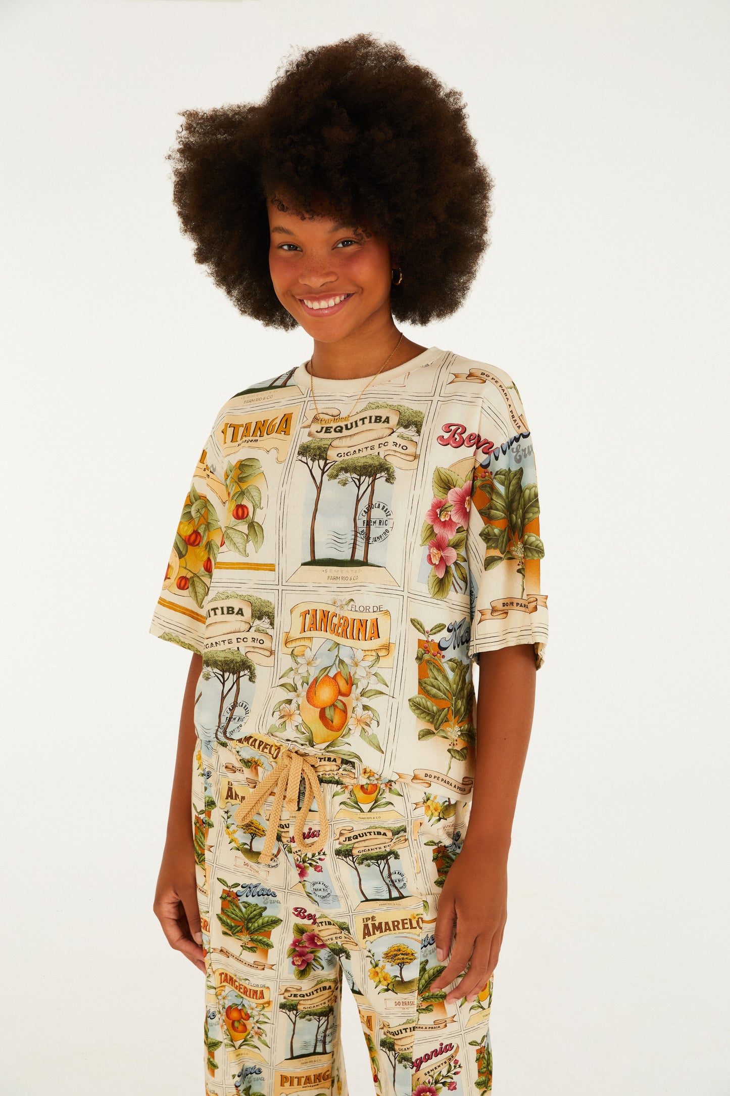 T-Shirt Básica Selos Do Brasil