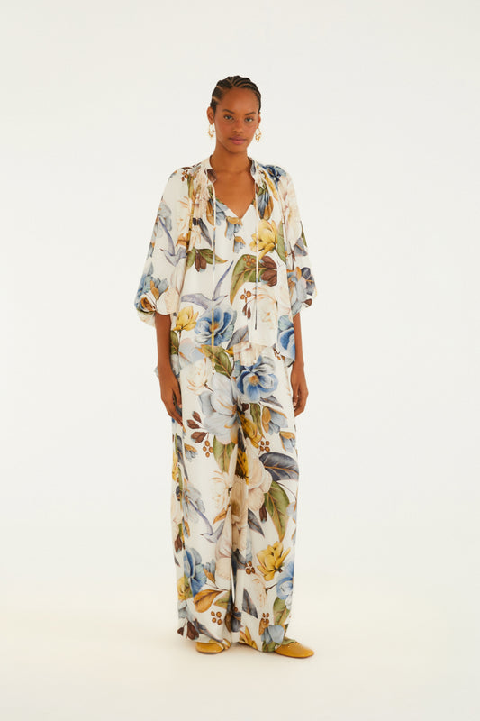Pantalón Estampada Jardim Guanabara