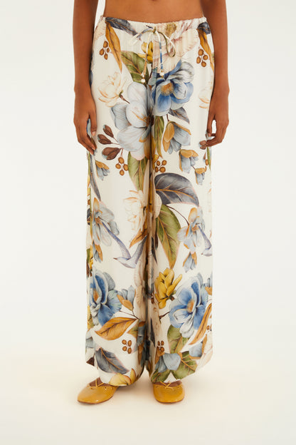 Pantalón Estampada Jardim Guanabara