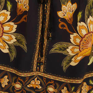 Blusa Estampada Jardim Majestoso