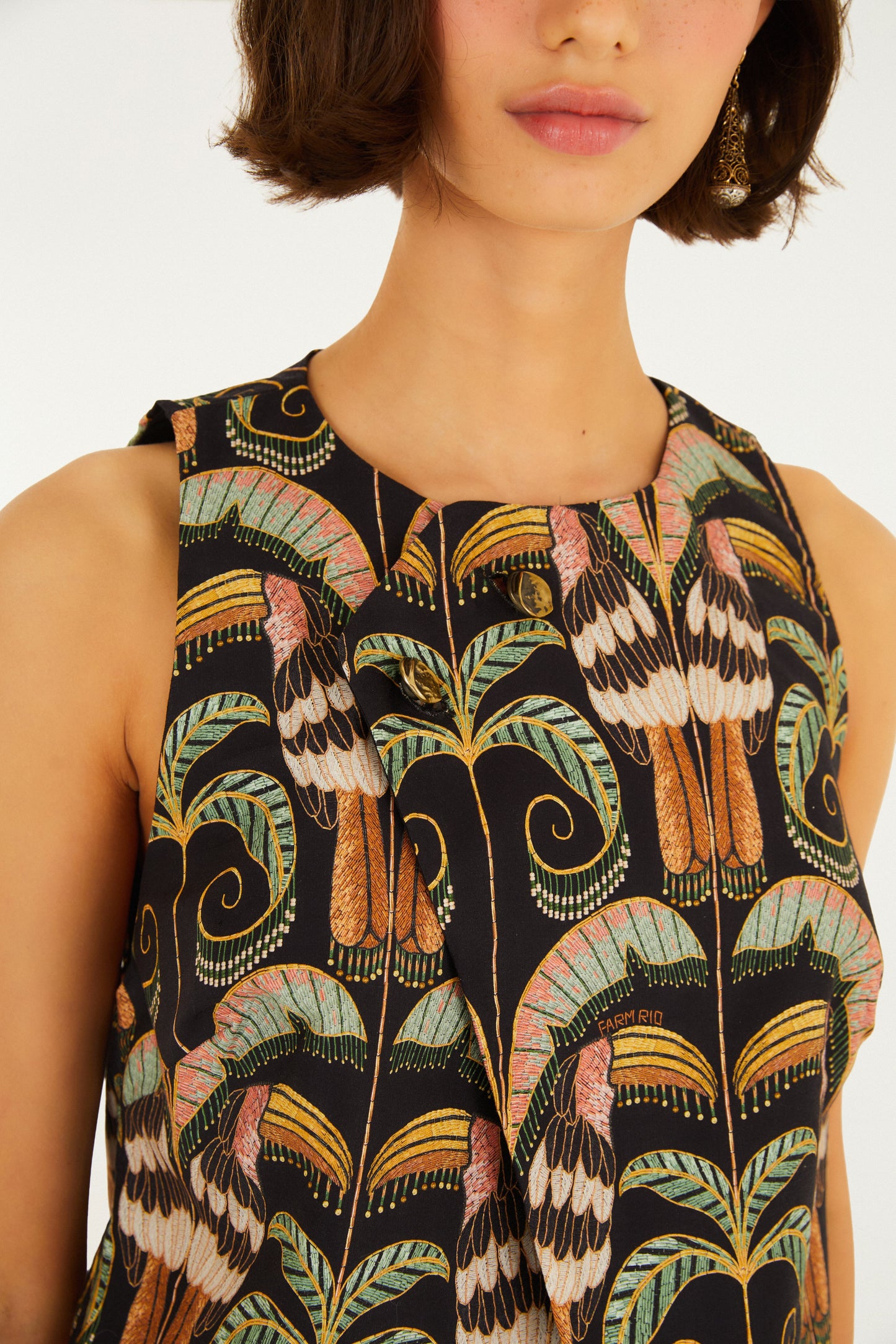 Blusa Colete Estampada Tucano Real