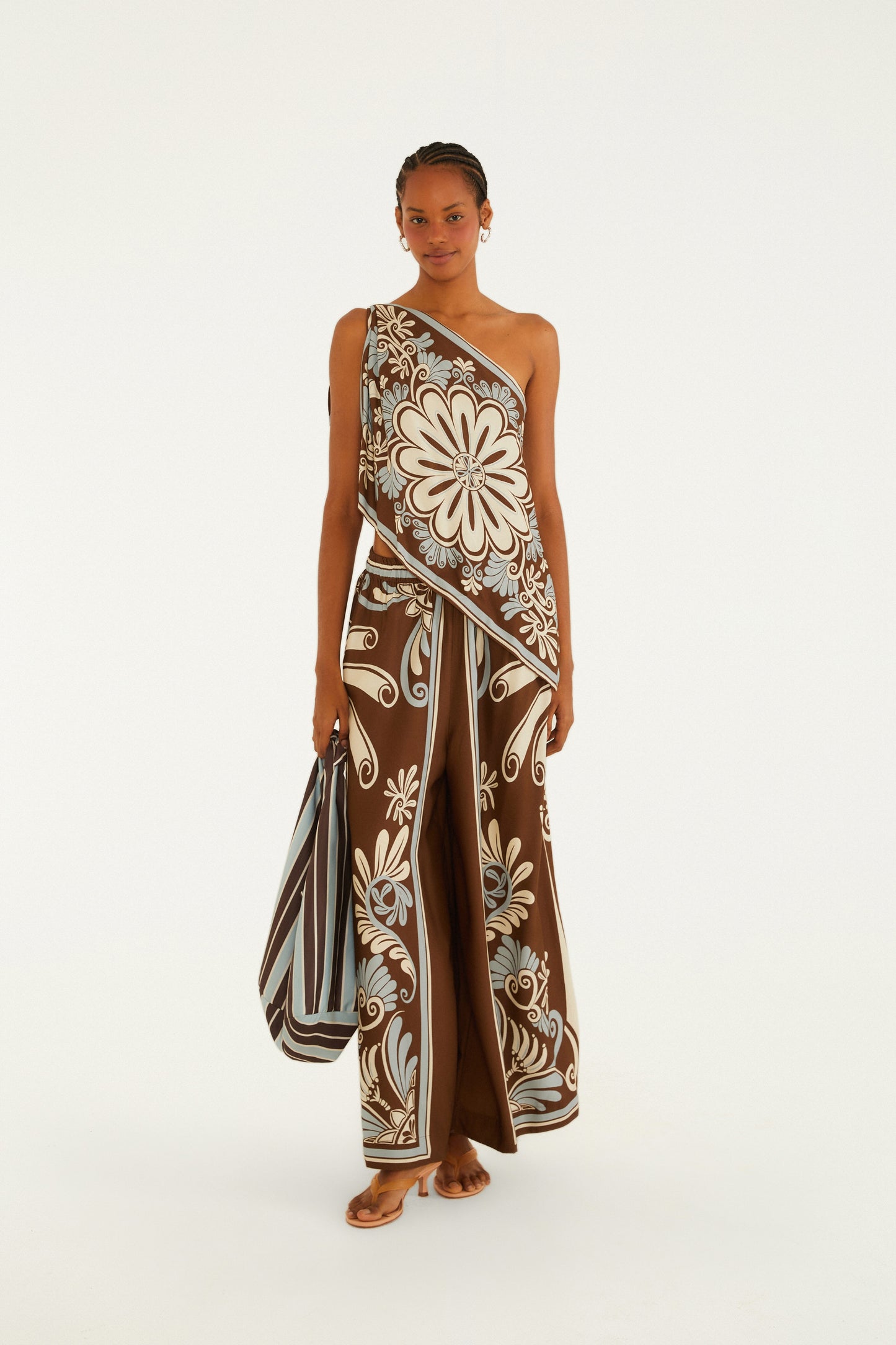 Jumpsuit Estampado Coletânea Tropical