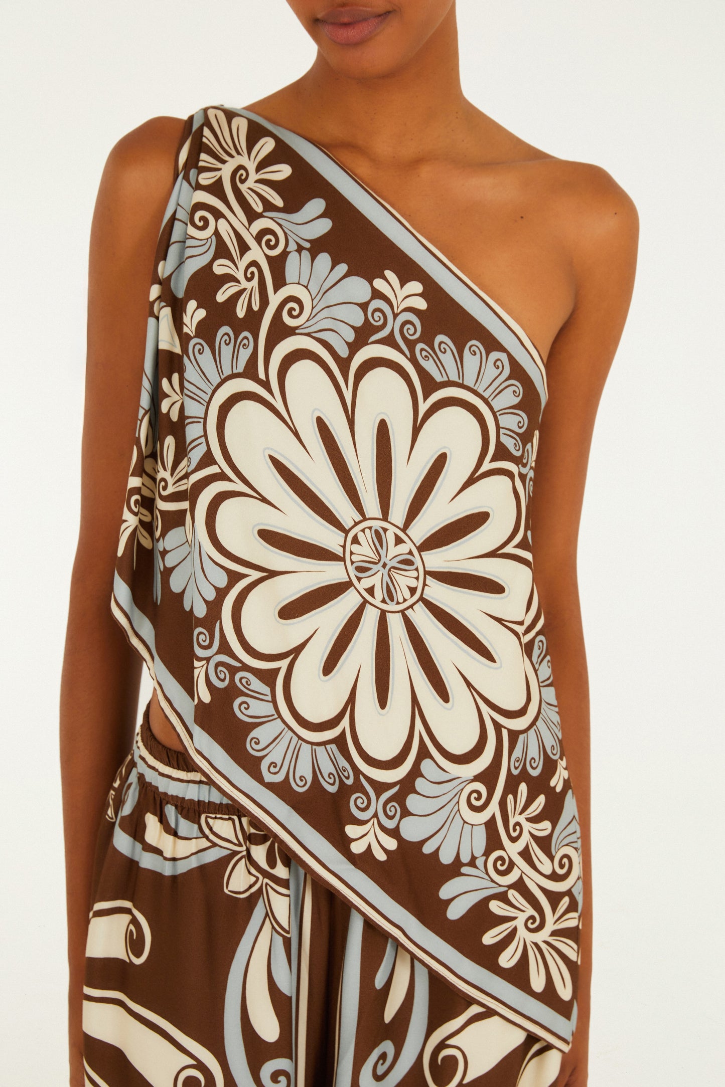 Jumpsuit Estampado Coletânea Tropical