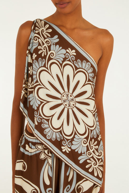 Jumpsuit Estampado Coletânea Tropical