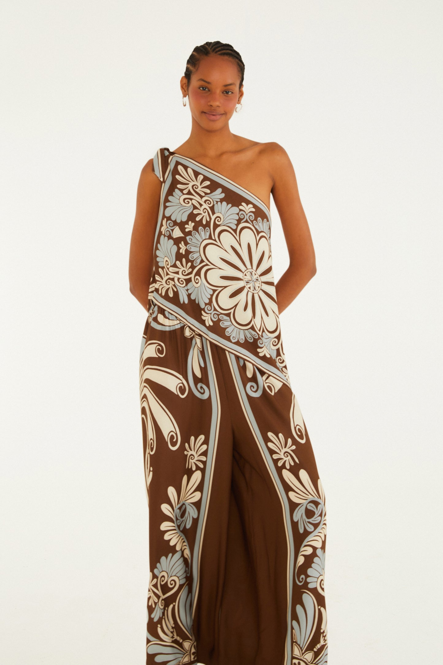 Jumpsuit Estampado Coletânea Tropical