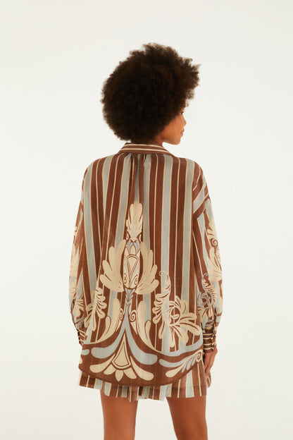 Camisa Estampada Coletânea Tropical