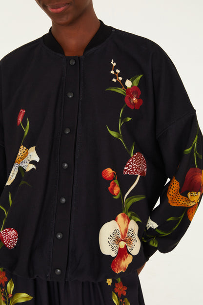 Abrigo Estampado Floral Diva
