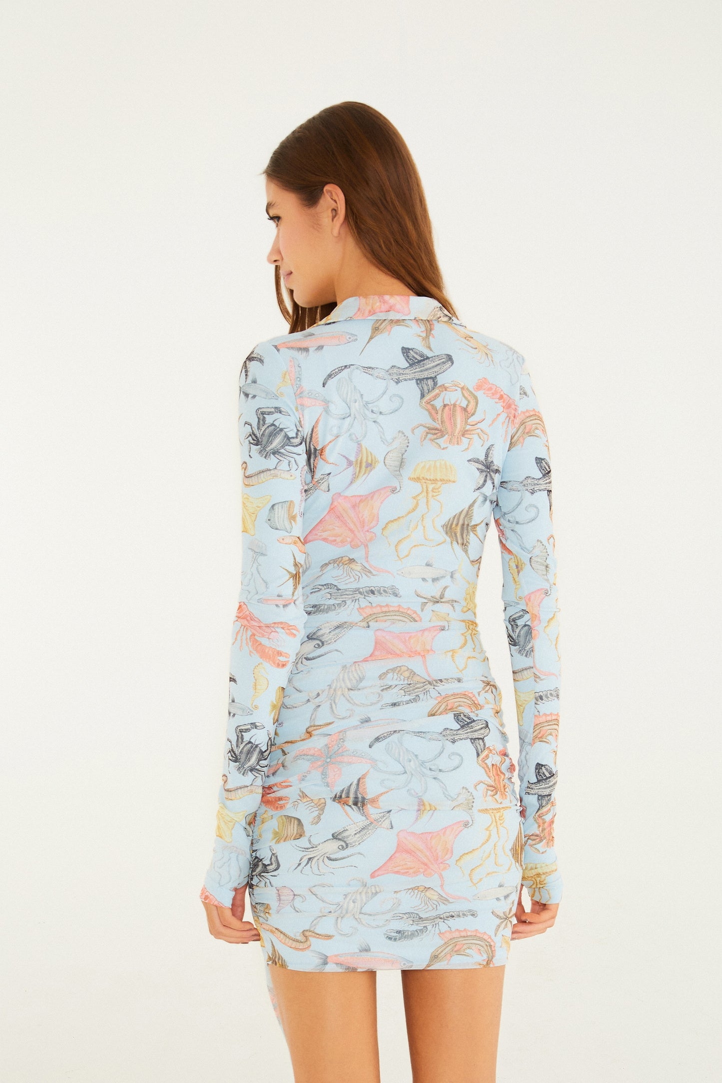 Vestido Polo Tule Vida Marinha