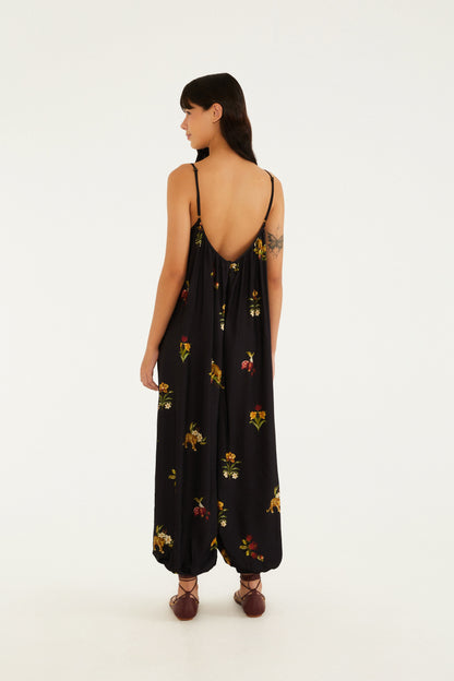 Jumpsuit Estampado Selva Da Noite
