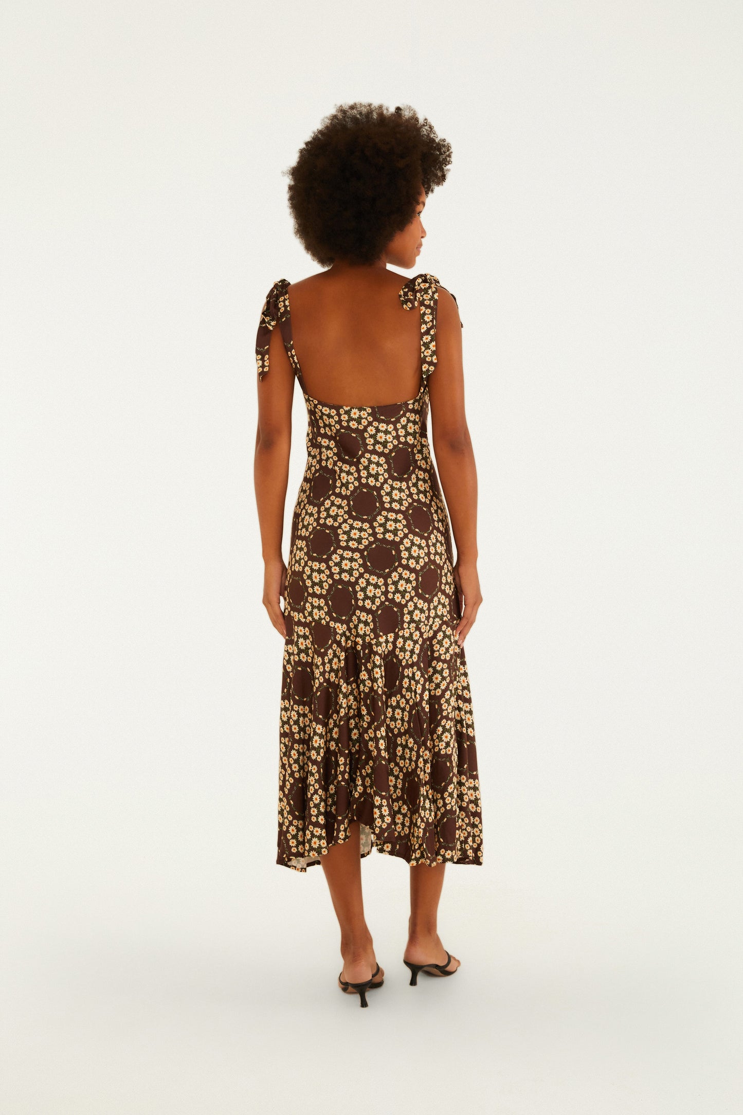Vestido Largo Estampado Farm Clube