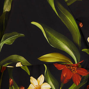 Vestido Corto Estampado Selva De Flor