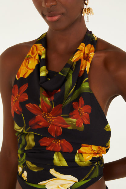 Blusa Estampada Selva De Flor