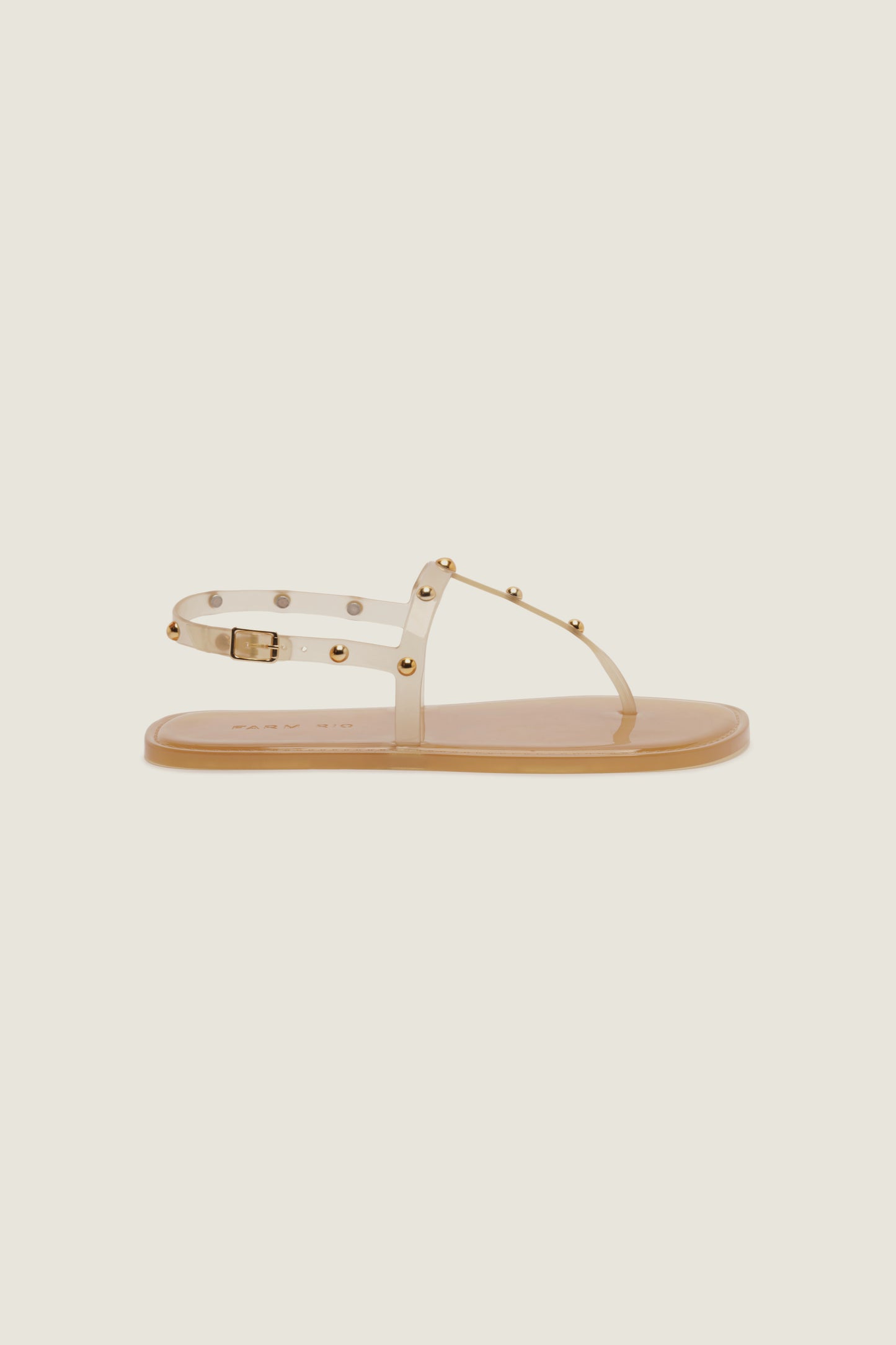 Sandalia Jelly Slim con Tachas