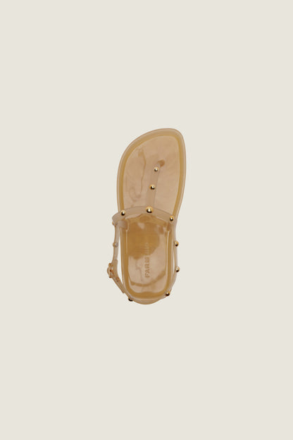 Sandalia Jelly Slim con Tachas