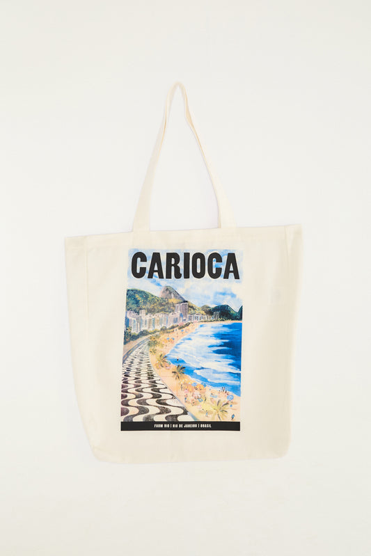 Tote Bag Paisagem Carioca Off White