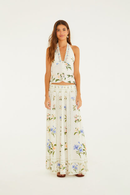 Blusa Estampada Aquaflora