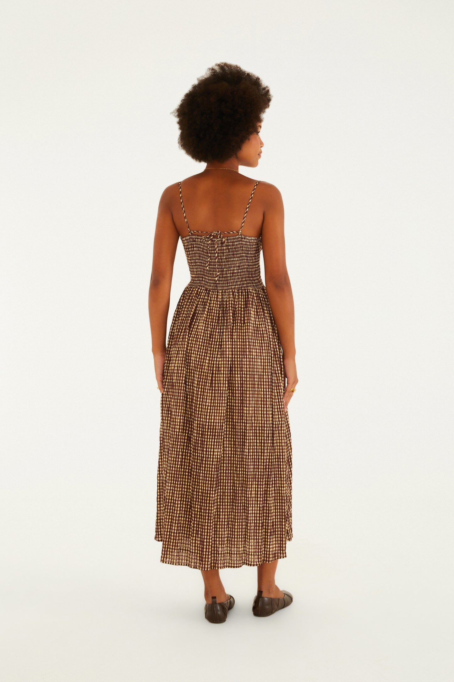 Vestido Largo Xadrez Piquenique