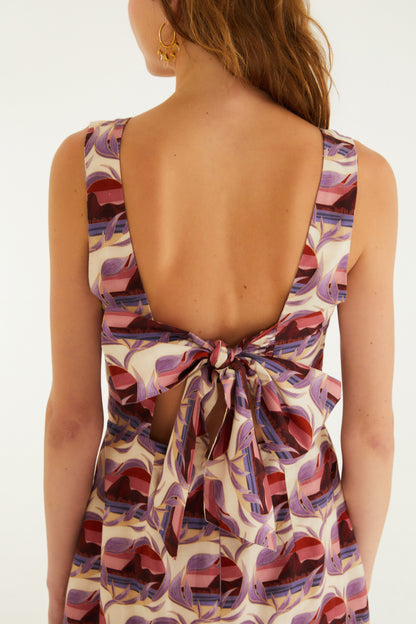 Vestido Corto Estampado Urca