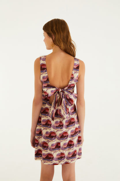 Vestido Corto Estampado Urca