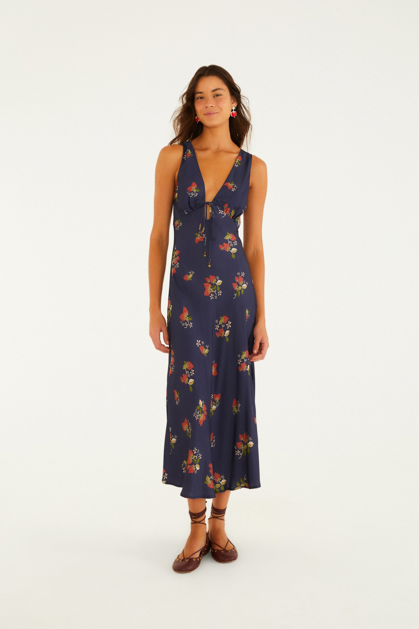 Vestido Estampado Doce Morango