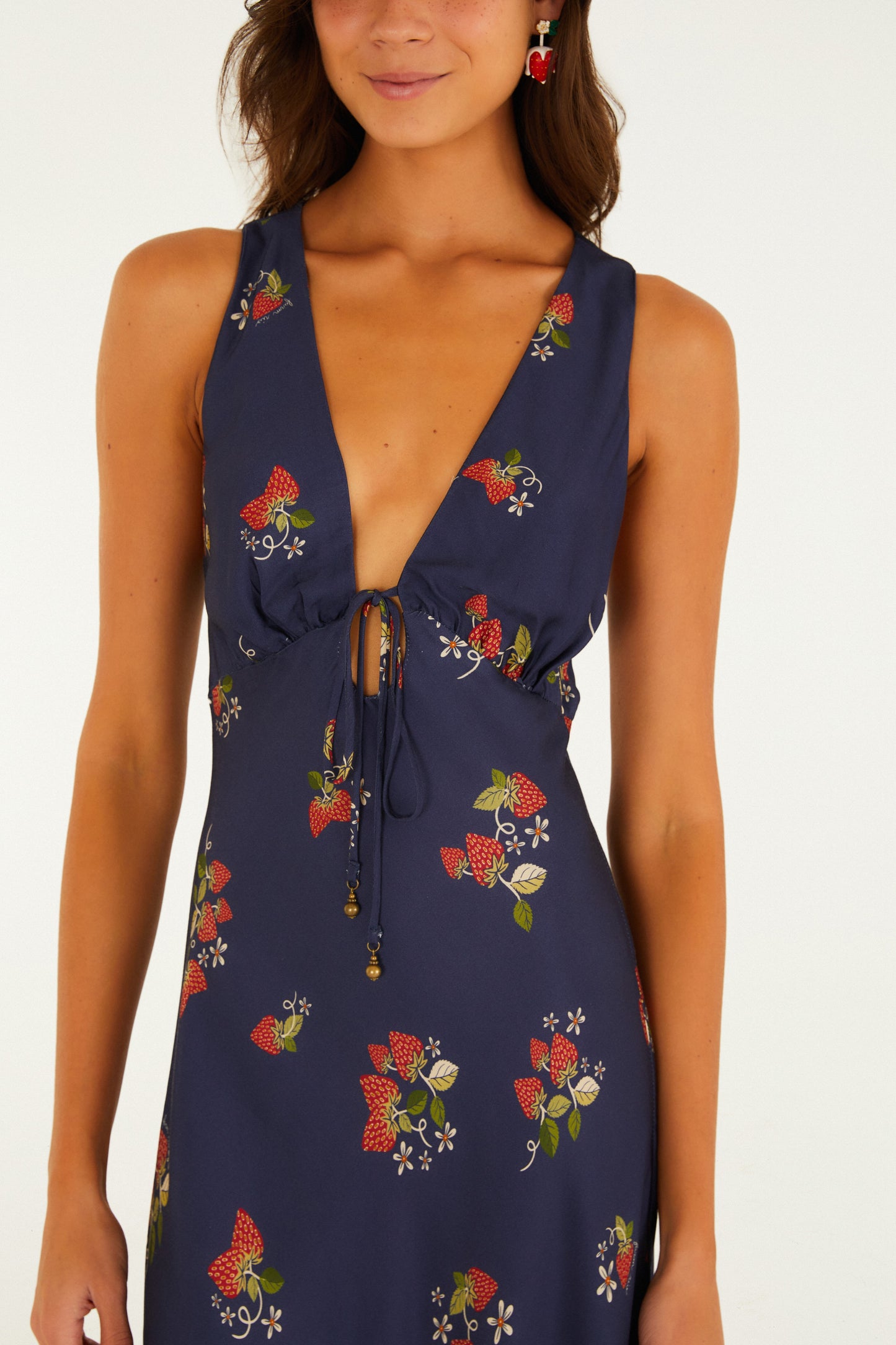 Vestido Estampado Doce Morango