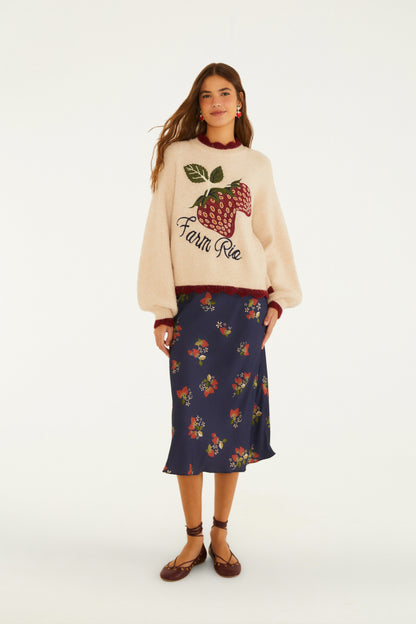 Falda Estampada Doce Morango
