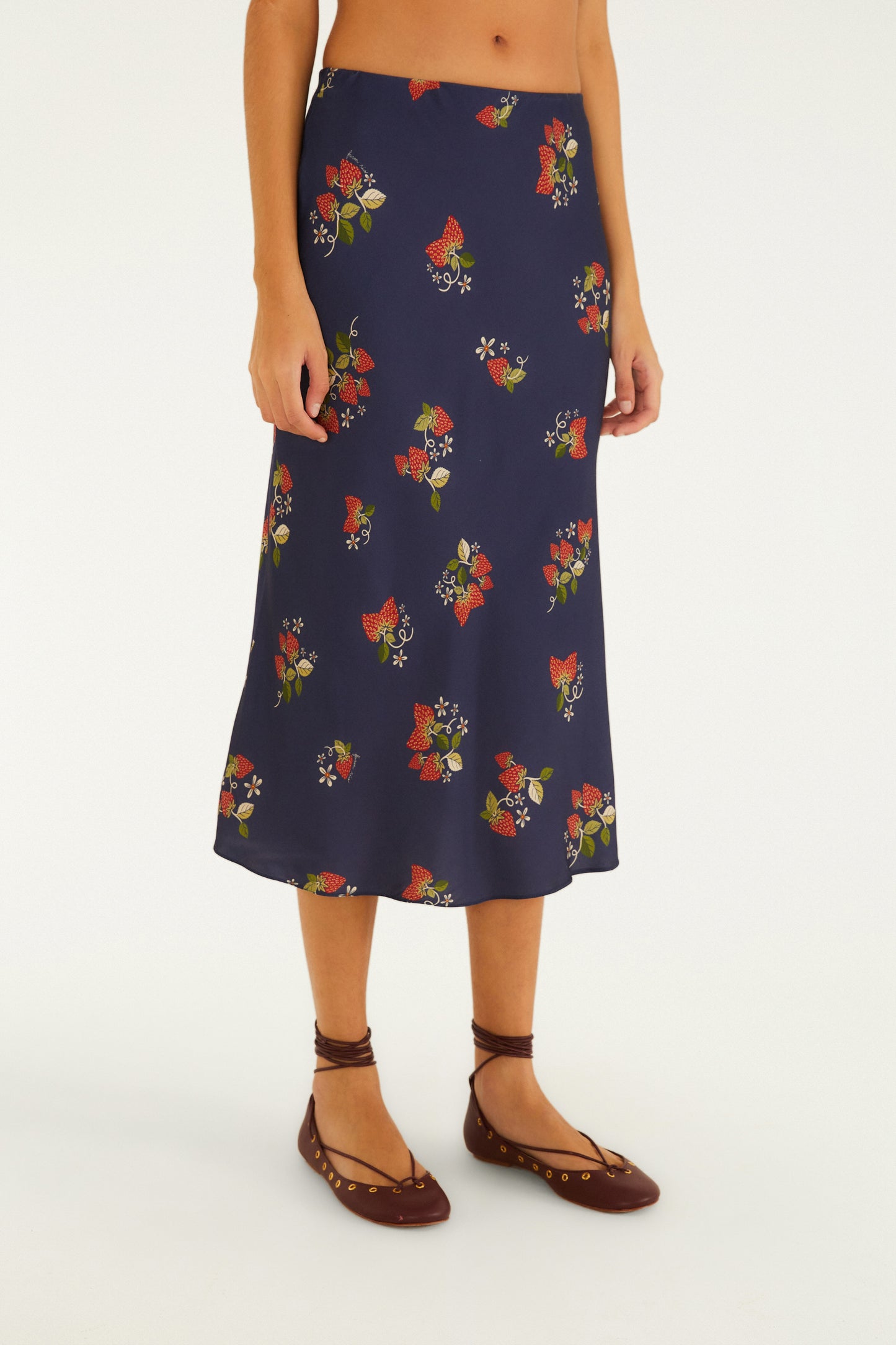 Falda Estampada Doce Morango