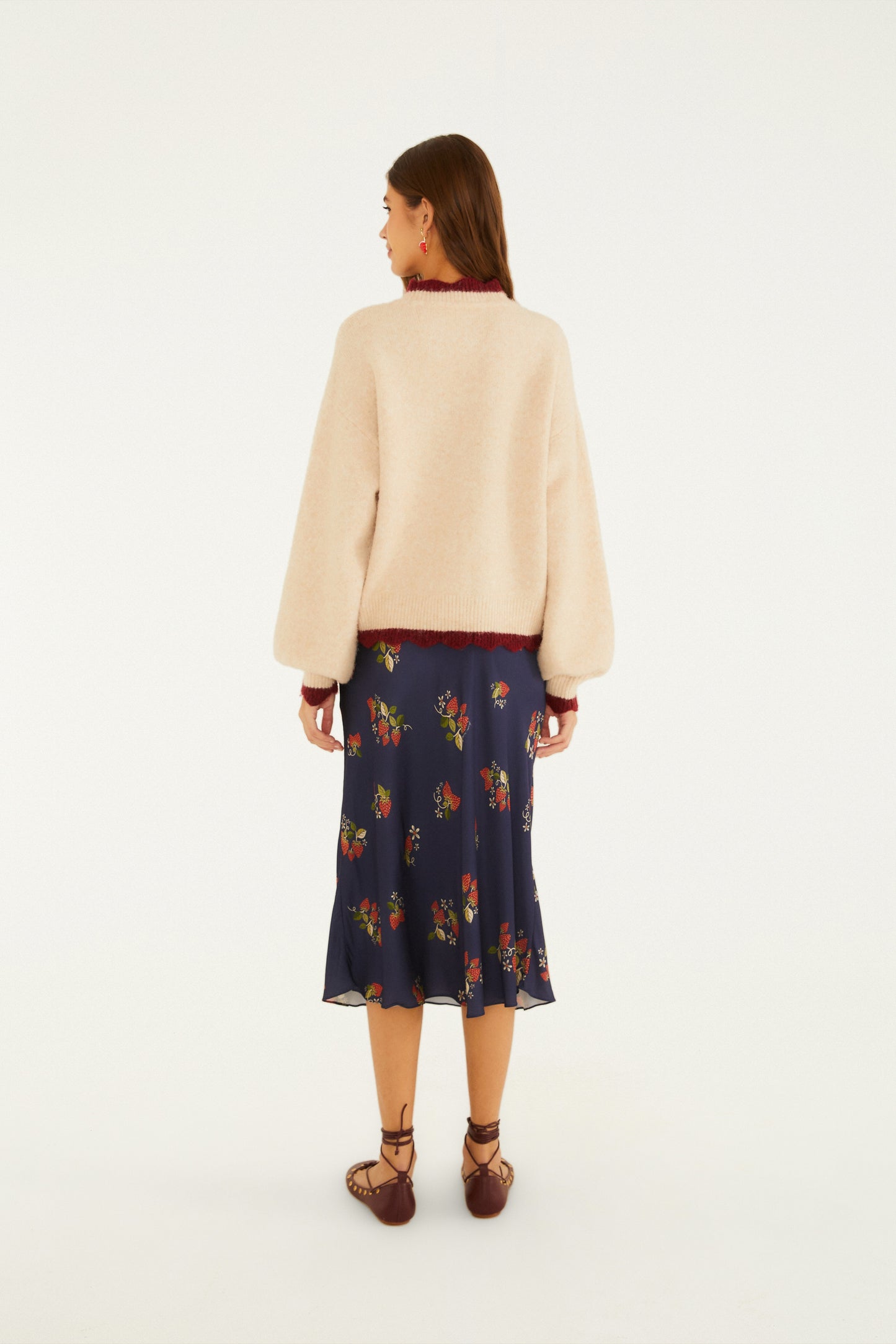 Falda Estampada Doce Morango
