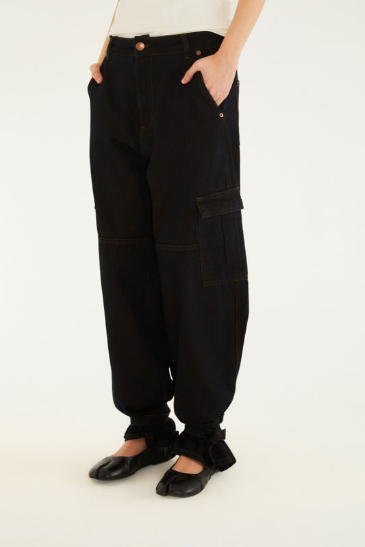Pantalón Jeans Cargo