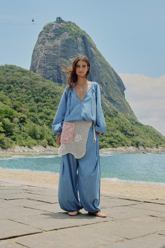 Pantalón Jeans Boho