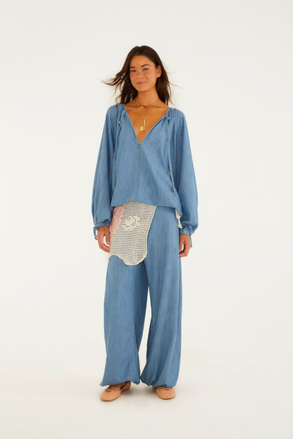Pantalón Jeans Boho