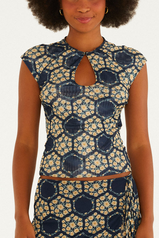 Blusa Tule Farm Clube