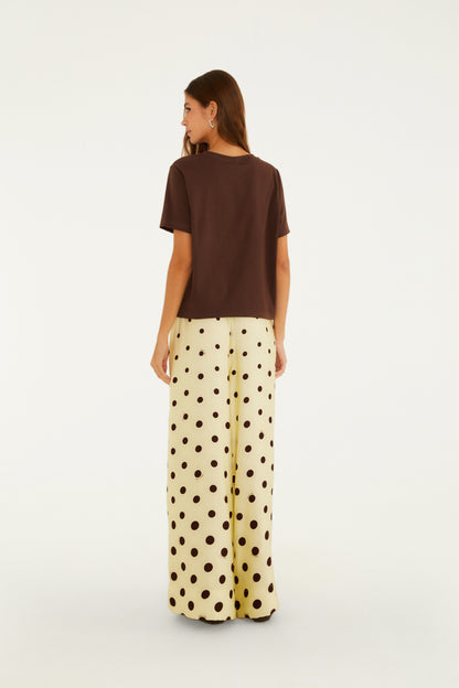 Pantalón Estampada Poá Degrade