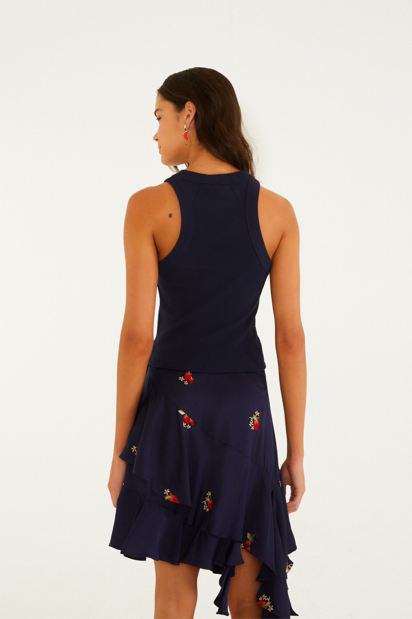 Blusa Bordada Morango