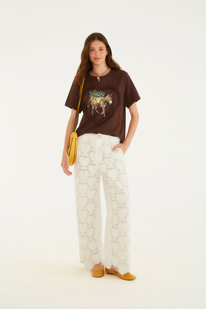 T-Shirt Fit Burro Quando Foge