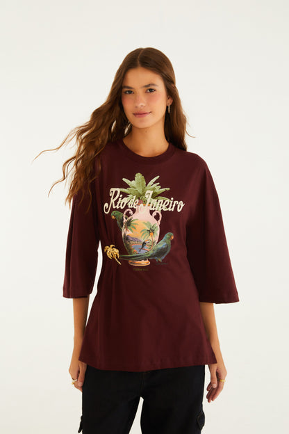 Blusa Broche Vaso Rio