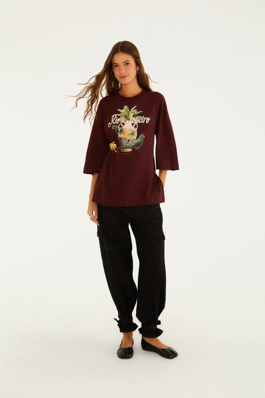 Blusa Broche Vaso Rio