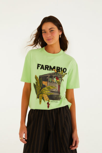 T-Shirt Media Bonde Lotado Verde