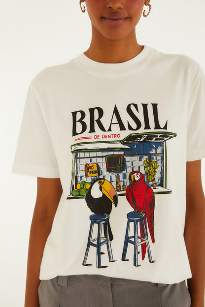 T-Shirt Media Pássaros Brasil