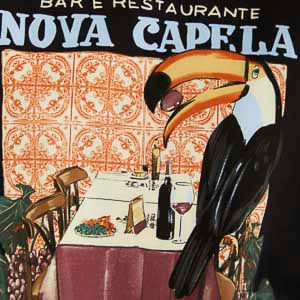 T-Shirt Media Bar Nova Capela Preto